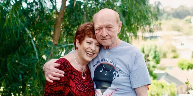 Carol Rosenstein, the founder of Music Mends Minds, with her husband Irwin