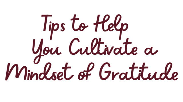 Living With an Attitude of Gratitude