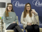 Lacy Steed and Michelle Oleas at Chateau Retirement