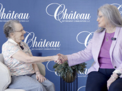 Senior Living: One Resident’s Unique Journey Suzanne with resident Ann at Chateau Pacific