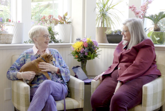 Is Senior Living Right for You? One Resident Shares How Community Living Replaced Loneliness with Purpose Era Living Catherine Alexander and Tyson